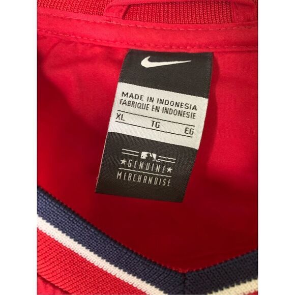 St. Louis Cardinals MLB Nike Swoosh windbreaker pullover red men's size XL - Picture 4 of 6